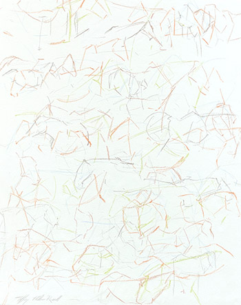 Tiffany Miller Russell - Essence of Horse: Brown & Green #1 - Colored Pencil