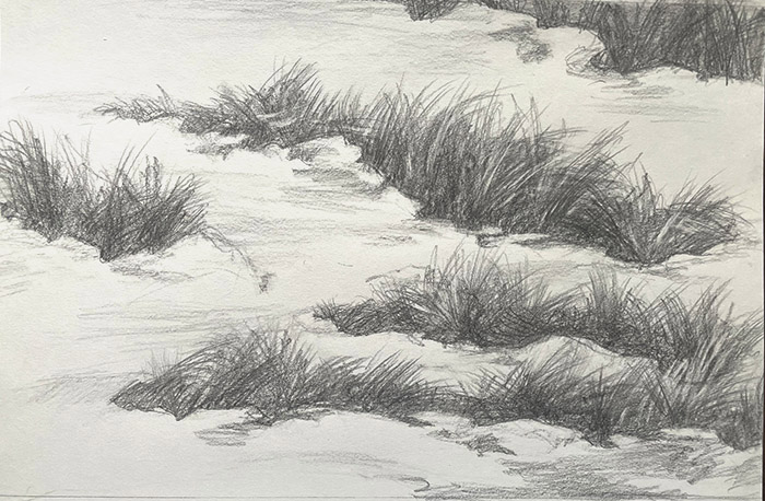 Tiffany Miller Russell - preliminary drawing