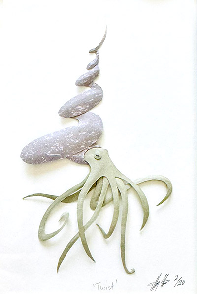Tiffany Miller Russell - Twist - Cut Paper Sculpture